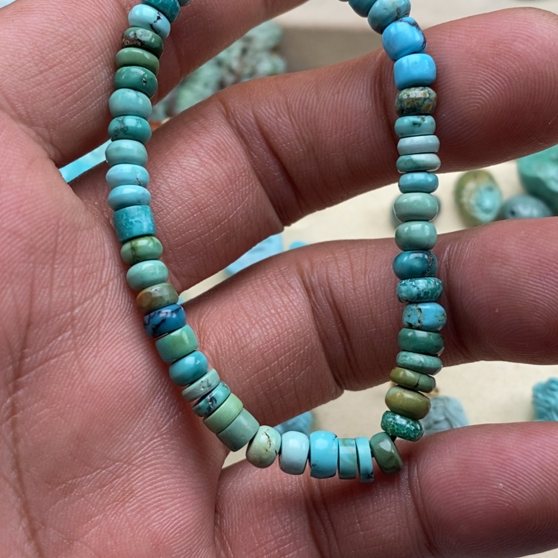 绿松石未镶嵌手链