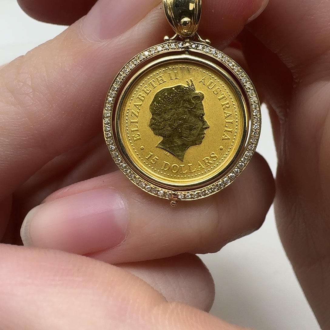 钻石未镶嵌颈饰成品