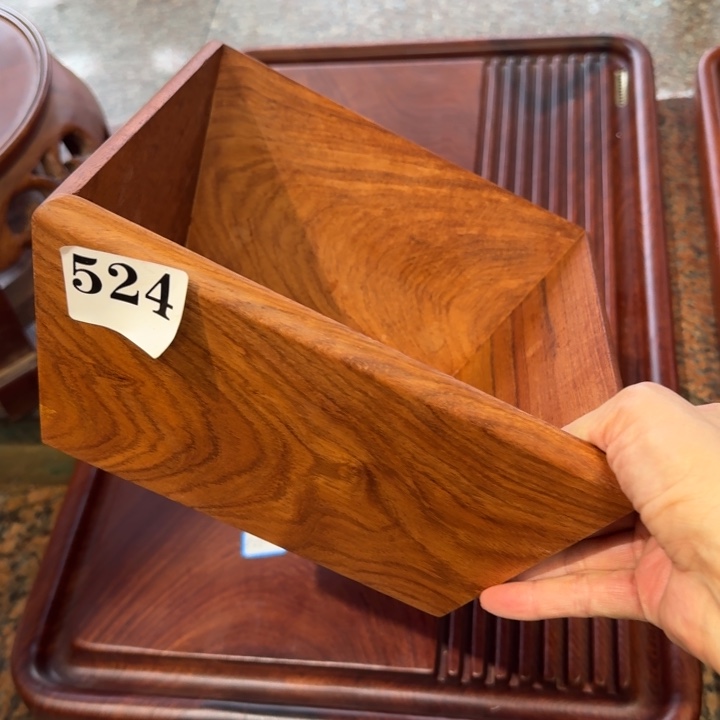 大果紫檀（缅甸花梨）花梨木大斗21公分