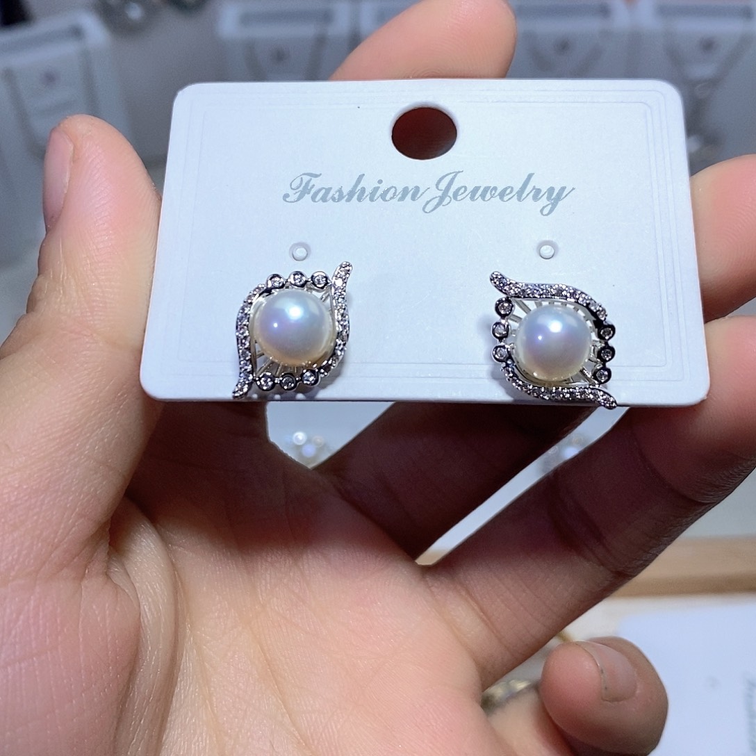 耳饰未镶嵌淡水珍珠