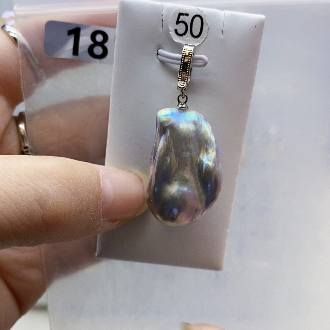 颈饰合金淡水珍珠