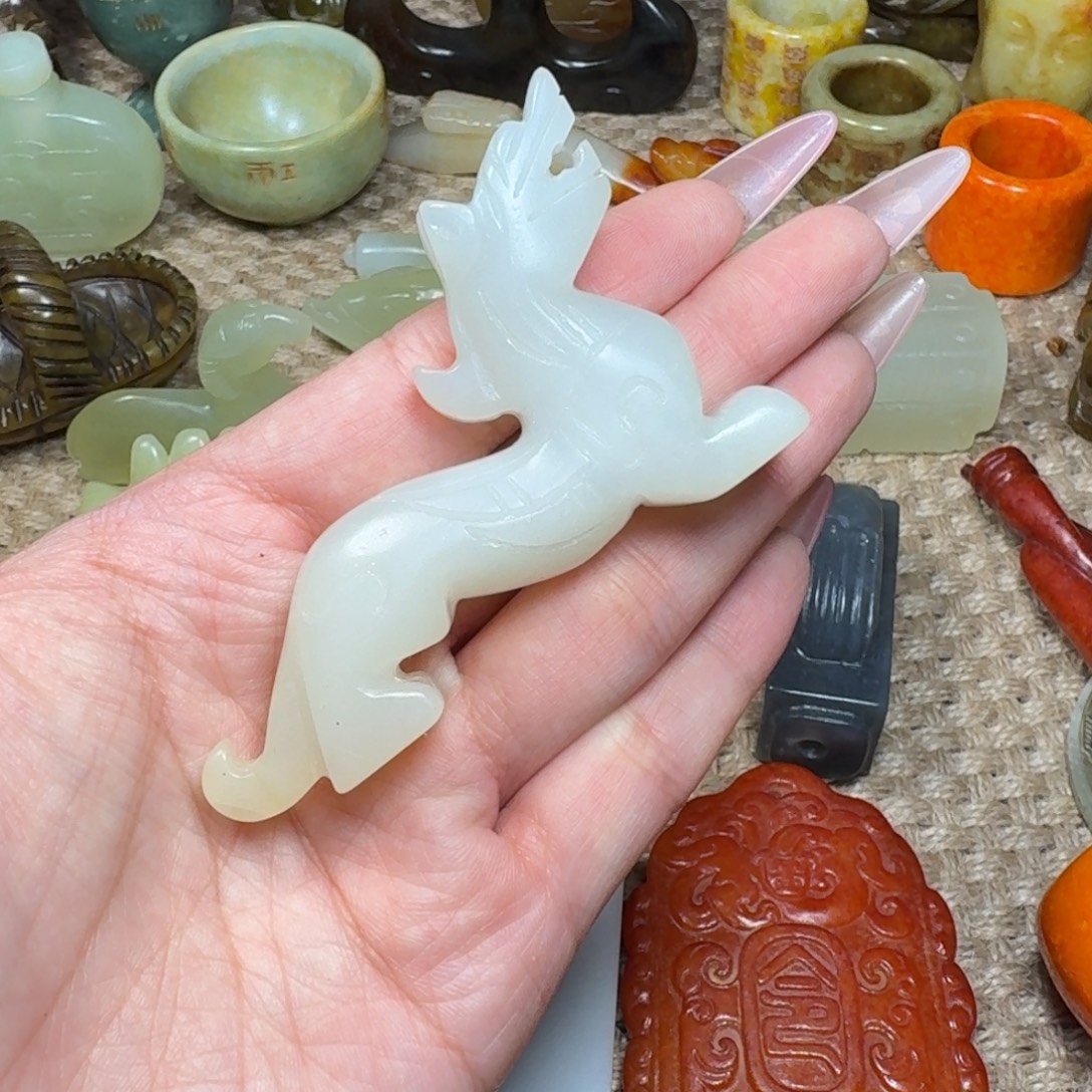 白玉菩提吊坠挂件