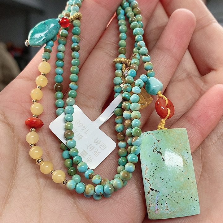 未镶嵌绿松石珠宝奇石