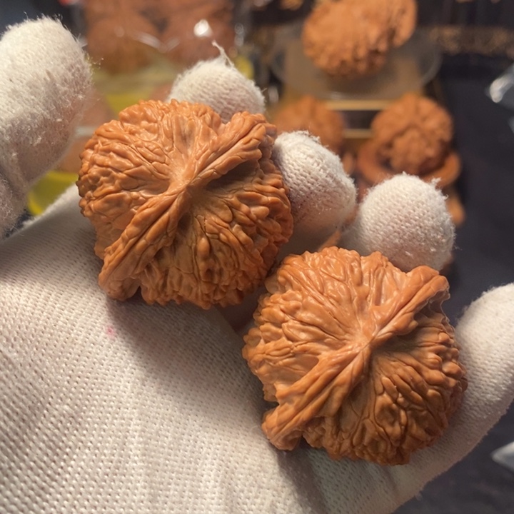 文玩核桃吊坠43白狮子