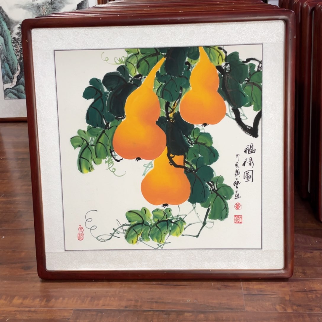 国画带框尺寸63*63厘米