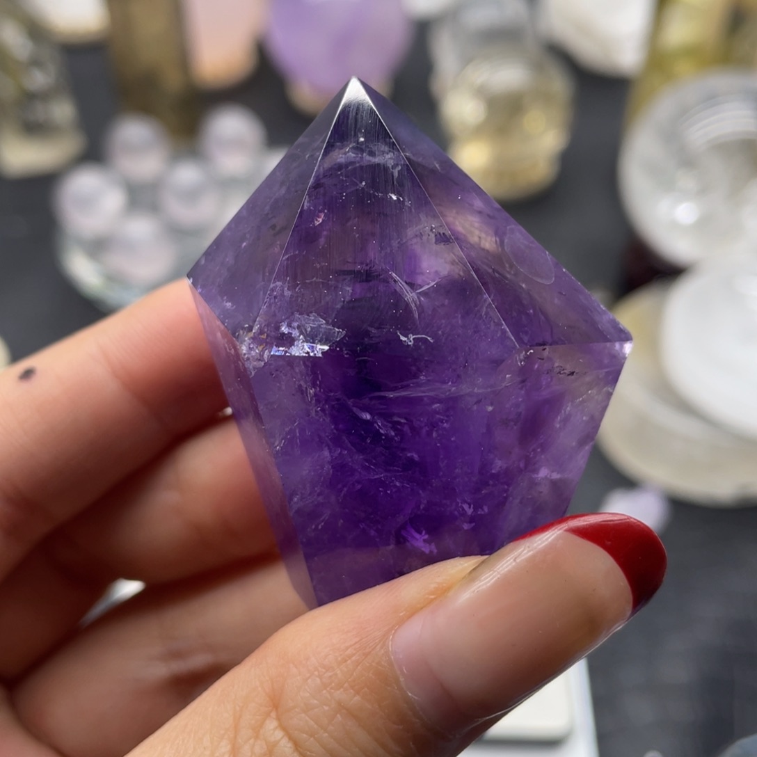 水晶30未镶嵌紫水晶柱