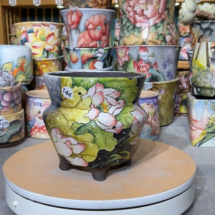 红陶景德镇艺术手绘作品