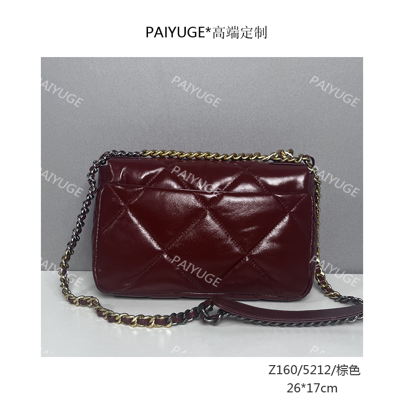 Z160/5212/棕色 paiyuge高端订制百搭女士手提包单肩包斜挎包1808