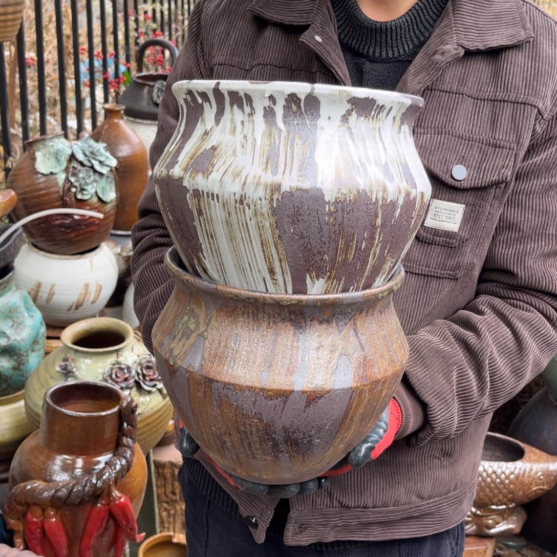 红陶高20口20有孔