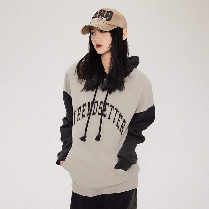 【活动】BASEMENT FG连帽拼接秋季印花冬季插肩袖卫衣231050267009