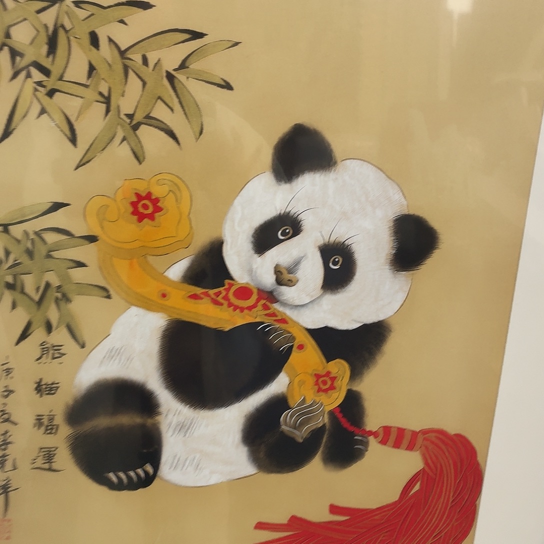 国画手绘作品90-60尺寸