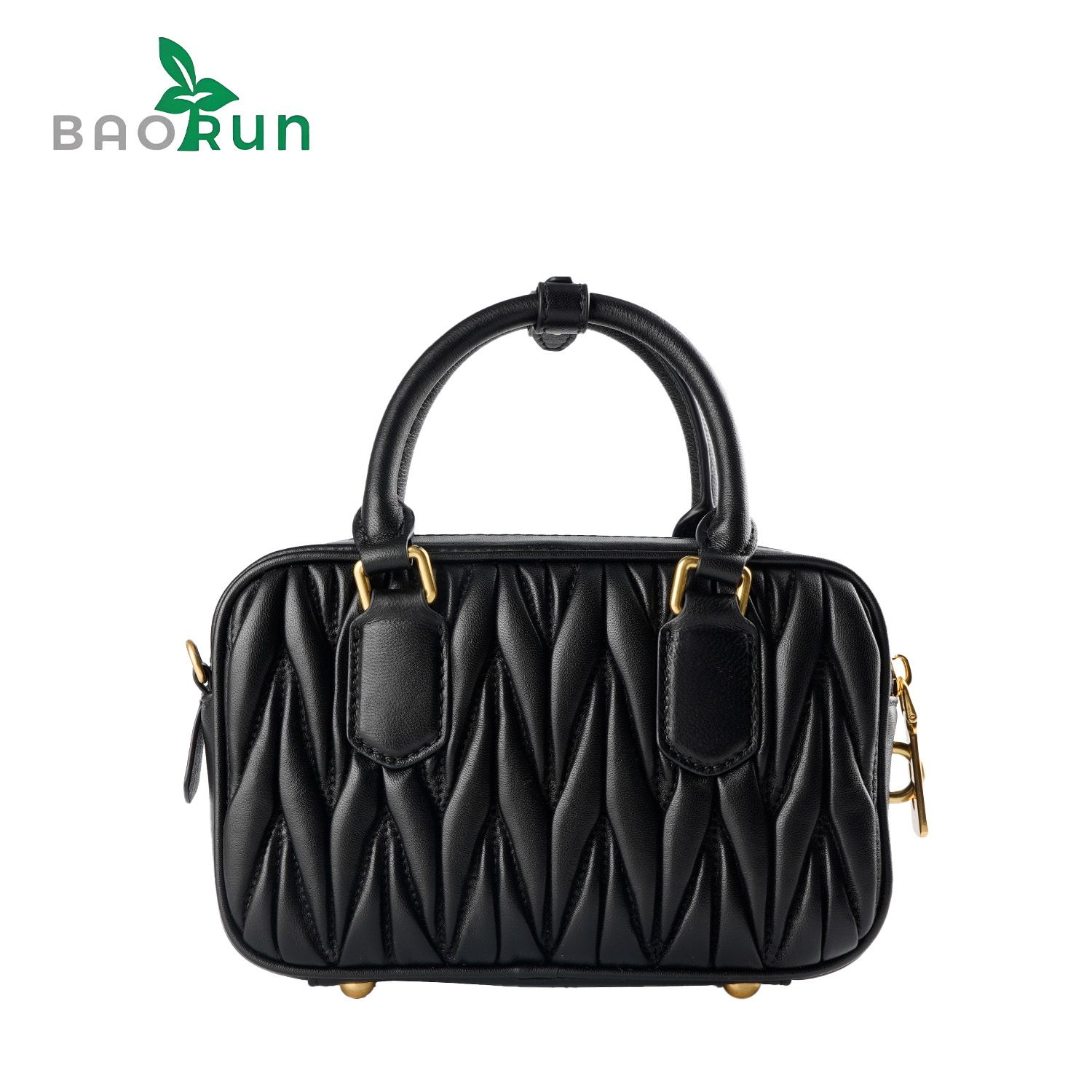 【褶皱保龄球】时尚复古女士真皮手提包褶皱保龄球包