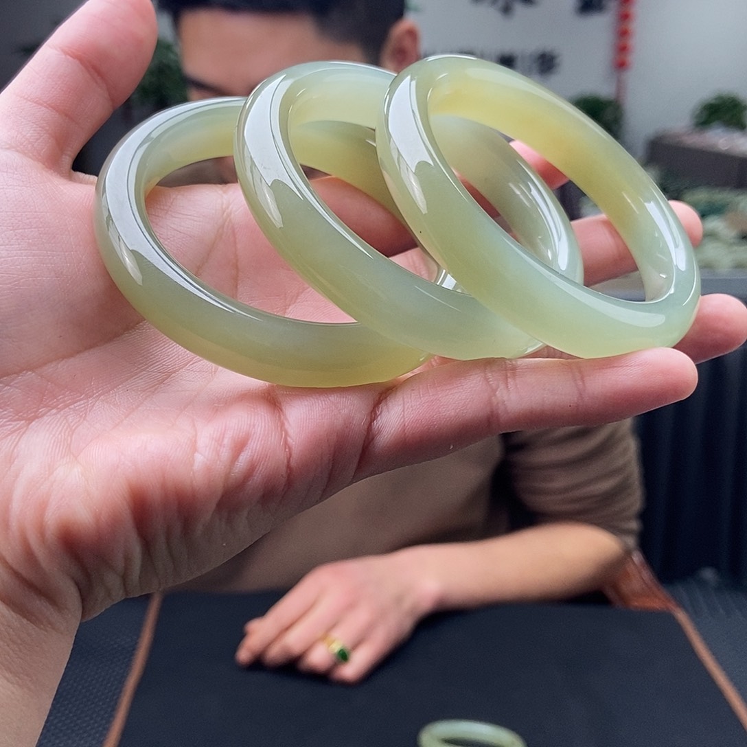 和田玉56-59颜色多样性发拍一发一未镶嵌