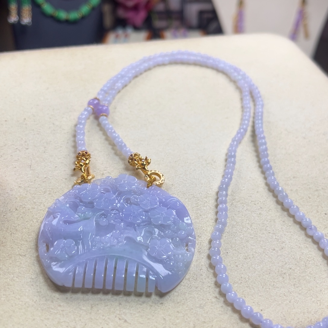 翡翠未镶嵌颈饰天然翡翠