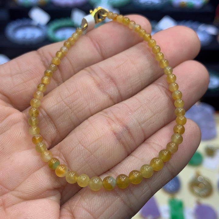 翡翠手链未镶嵌李**～翡翠 3.8 