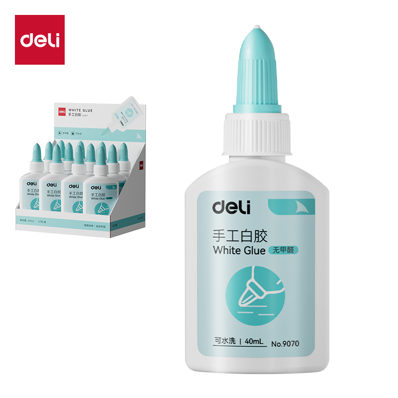 【直播Q126】得力9070手工白胶40ml