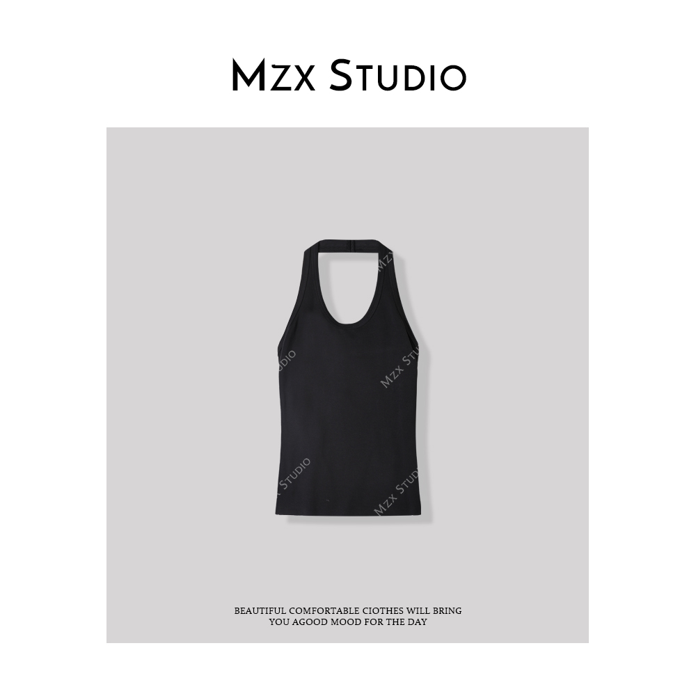 MZX 夏季小众设计U型挂脖式背心BX7250-X