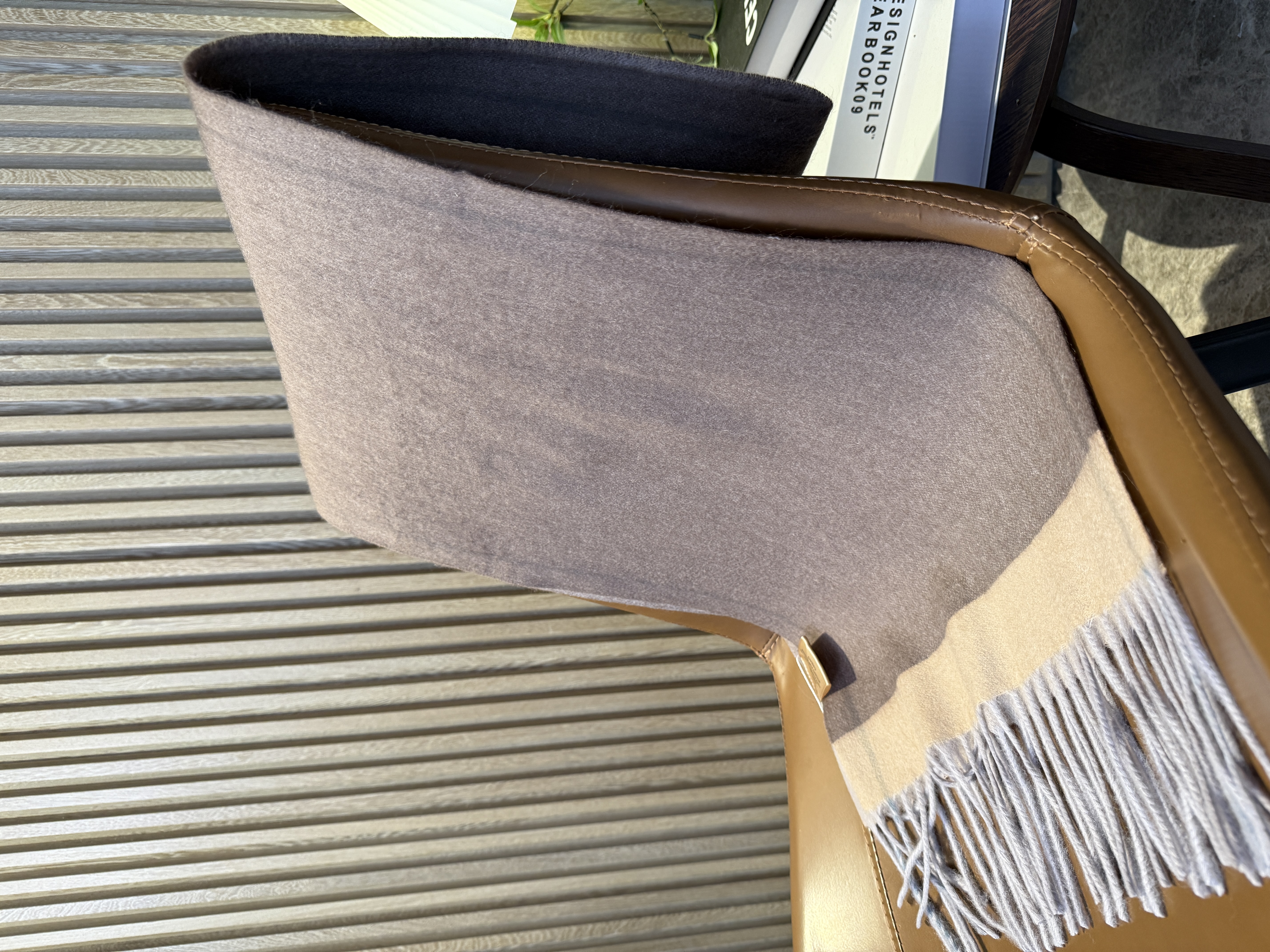 【榛果】100澳毛丝光感长款冬季围巾围脖