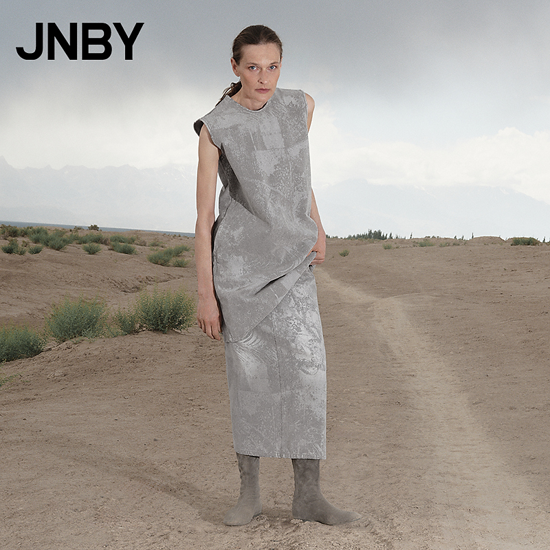 【商场同款】JNBY/江南布衣25秋新品连衣裙无袖A型圆领5P9G12950