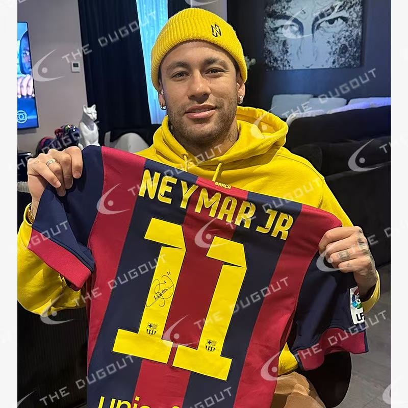 TD巴塞罗那 内马尔亲签球衣 