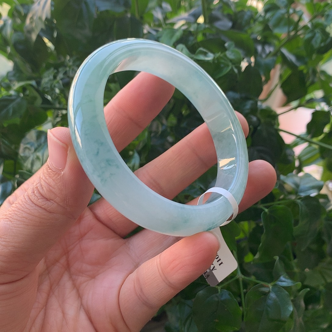 翡翠未镶嵌手镯27号