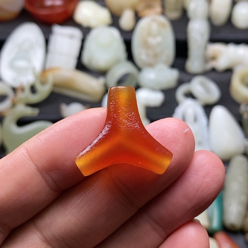 【闪购商品】玛瑙/玉髓三通未镶嵌