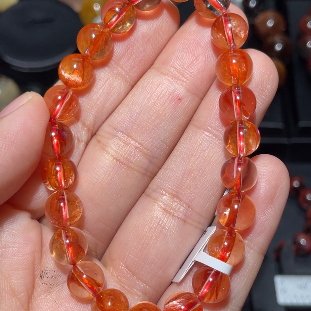 手链水晶未镶嵌胶花8mm-05