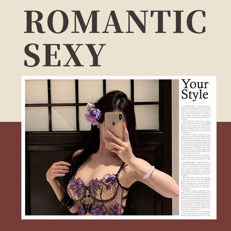 SICONG 繁花一梦网红轻奢气质高级感女士睡裙睡衣家居服DX1