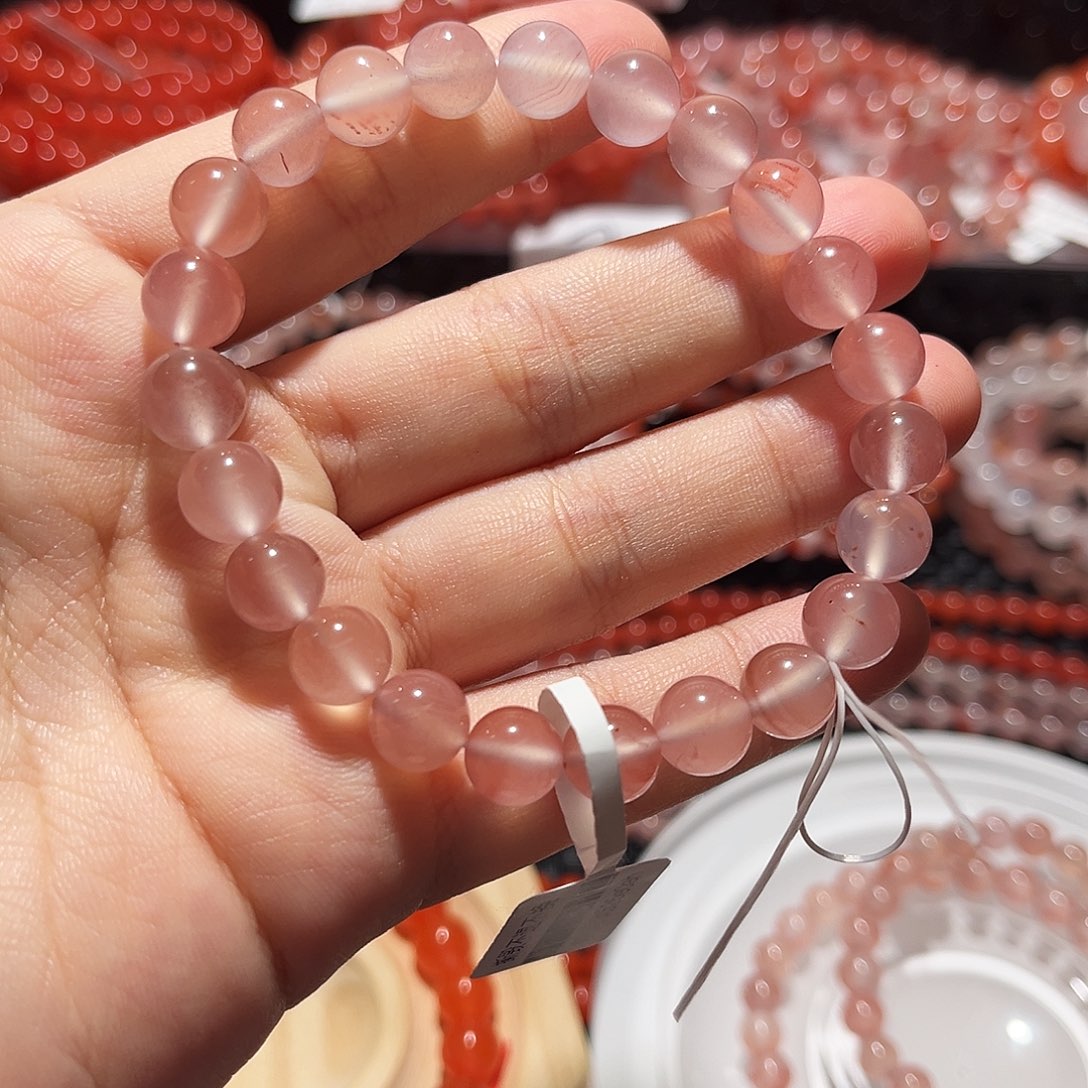 南红玛瑙未镶嵌手链