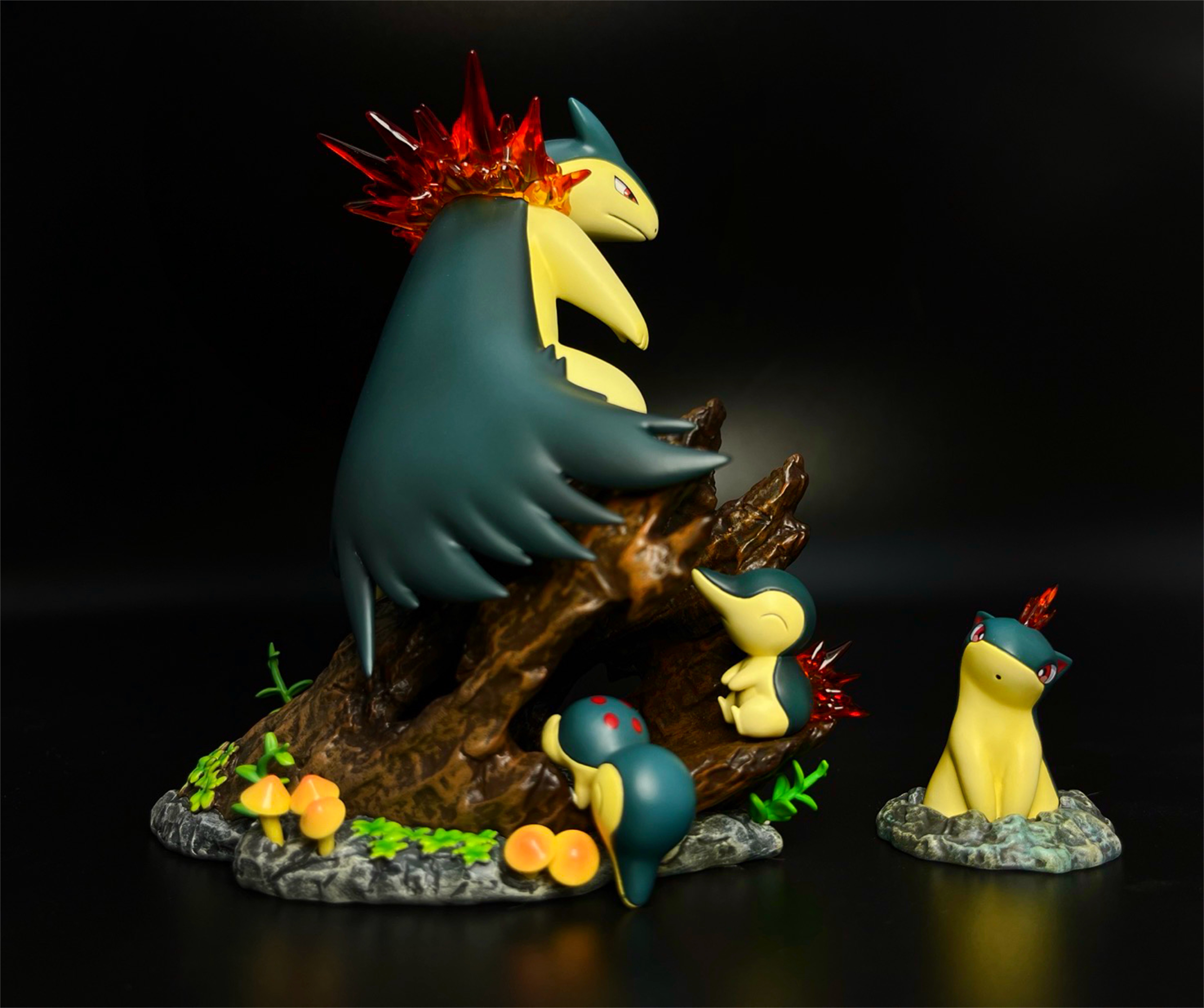 【现货】1:20  kipi火暴兽组 火焰鼠 火球鼠 复刻 PU树脂雕像