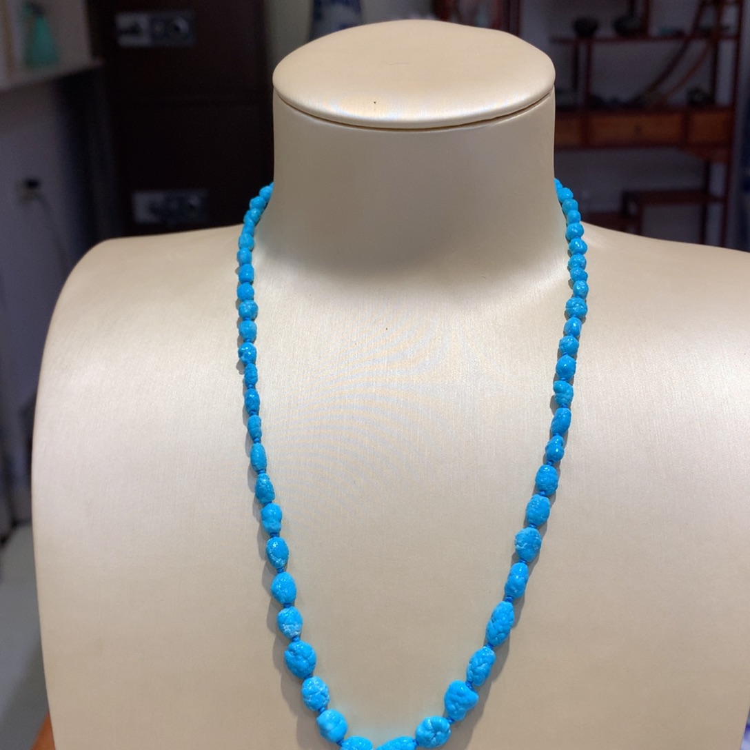 未镶嵌绿松石锁骨链