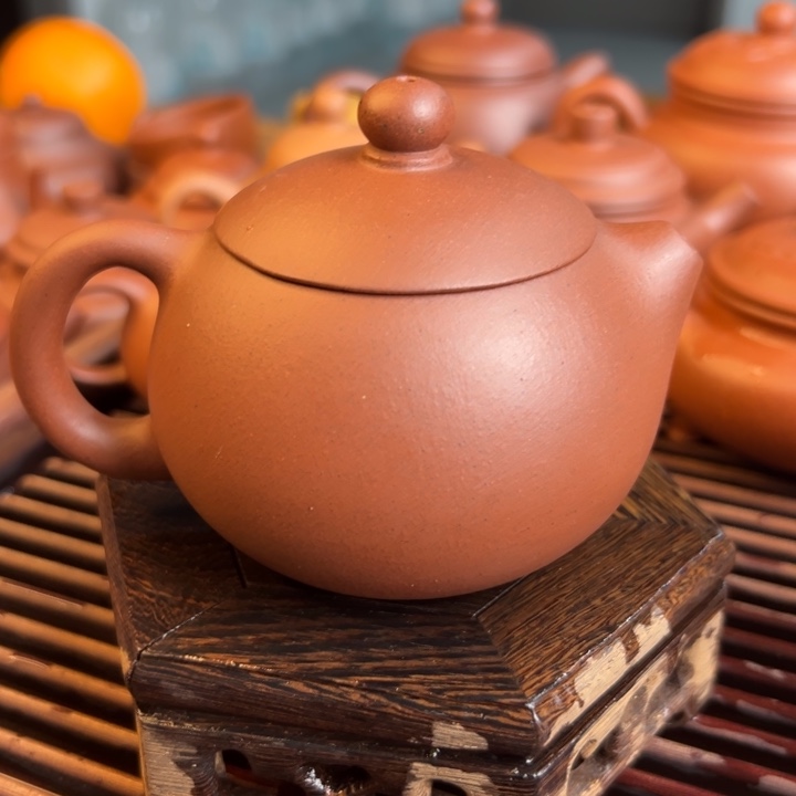 茶案紫砂紫泥精工西施180cc