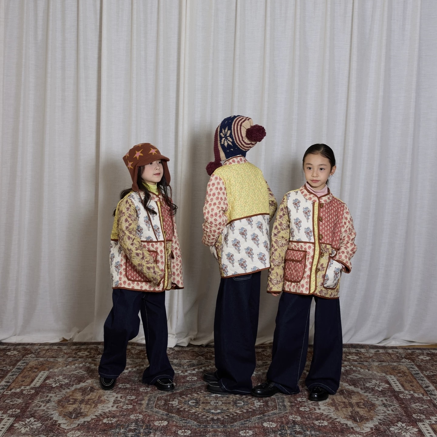 yummyrocky撞色拼布sorona蓄热杜邦棉轻量保暖棉服外套