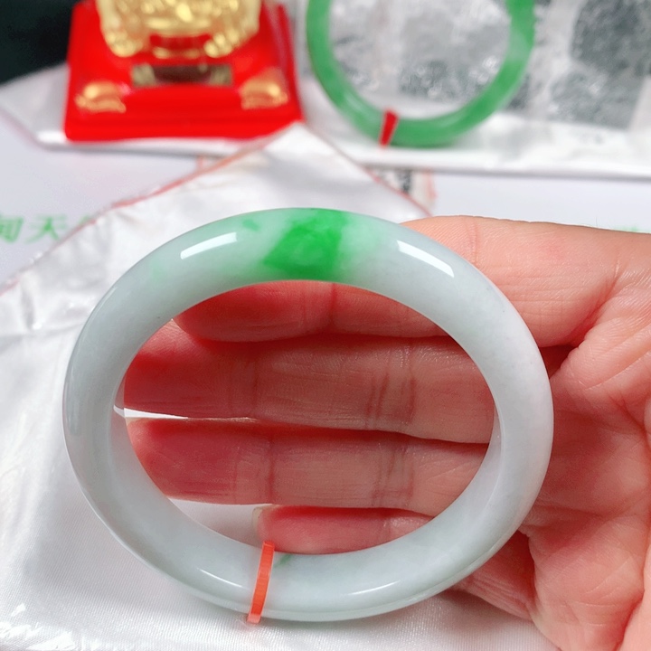 未镶嵌手镯翡翠  编号DH1143 正圈54