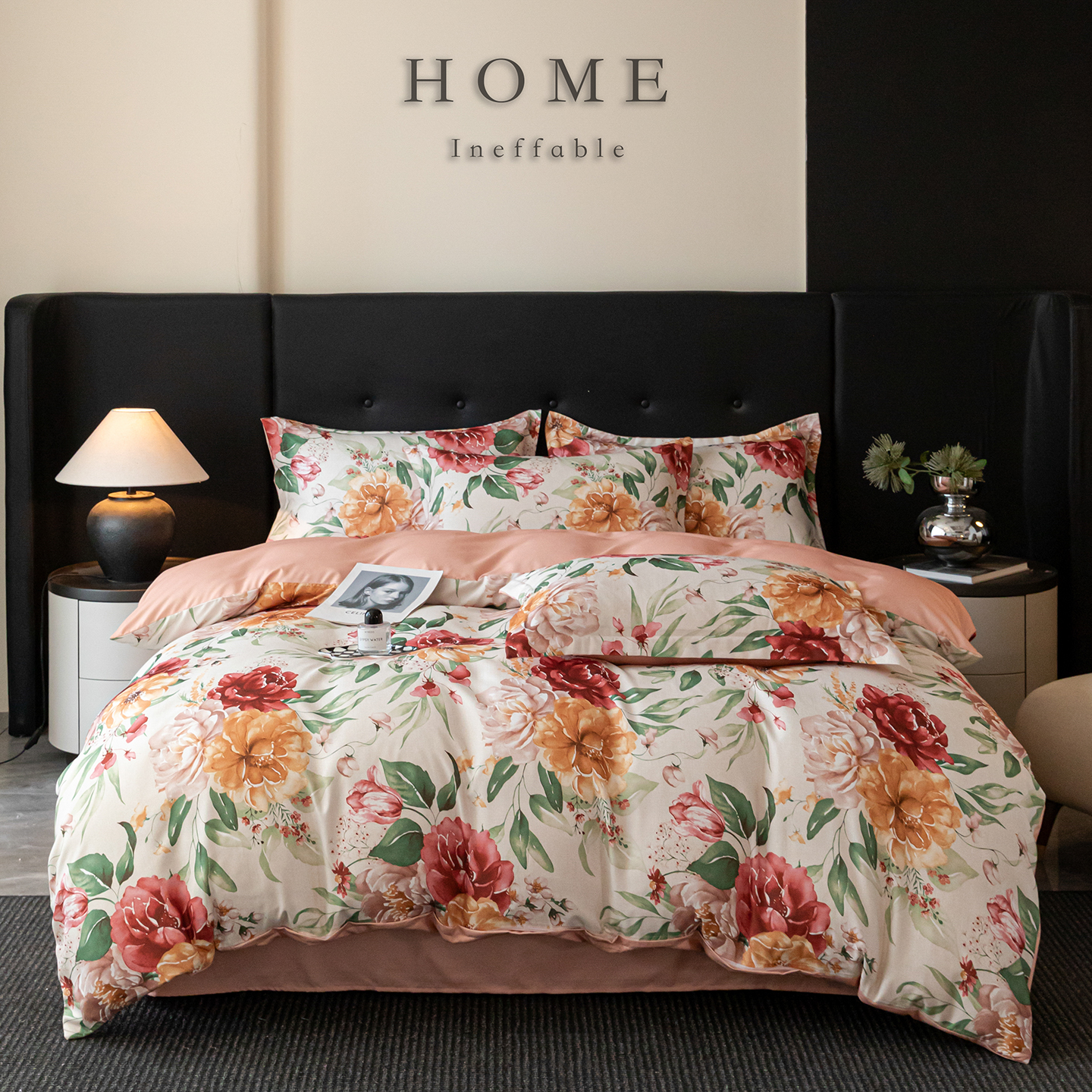 Chool Anna/俏安娜参元精华暖绒亲肤磨毛礼盒四件套