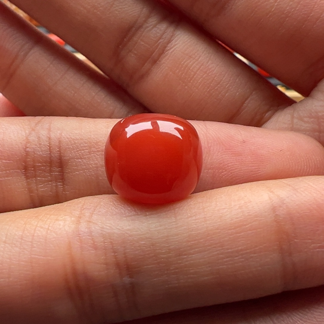 南红玛瑙老型13.5x12.1未镶嵌爱***鱼