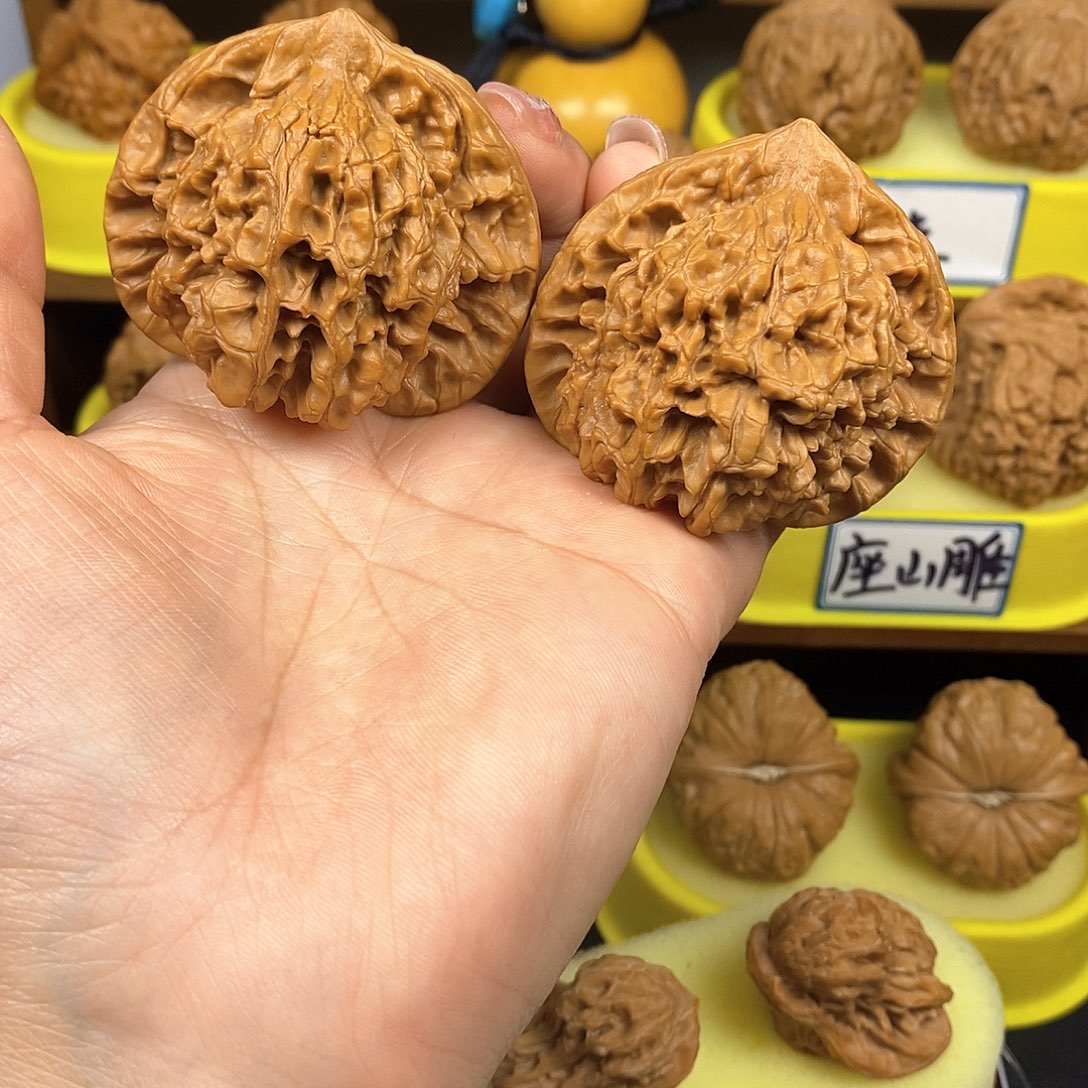 核桃官帽 文玩/木作/... 文玩把件