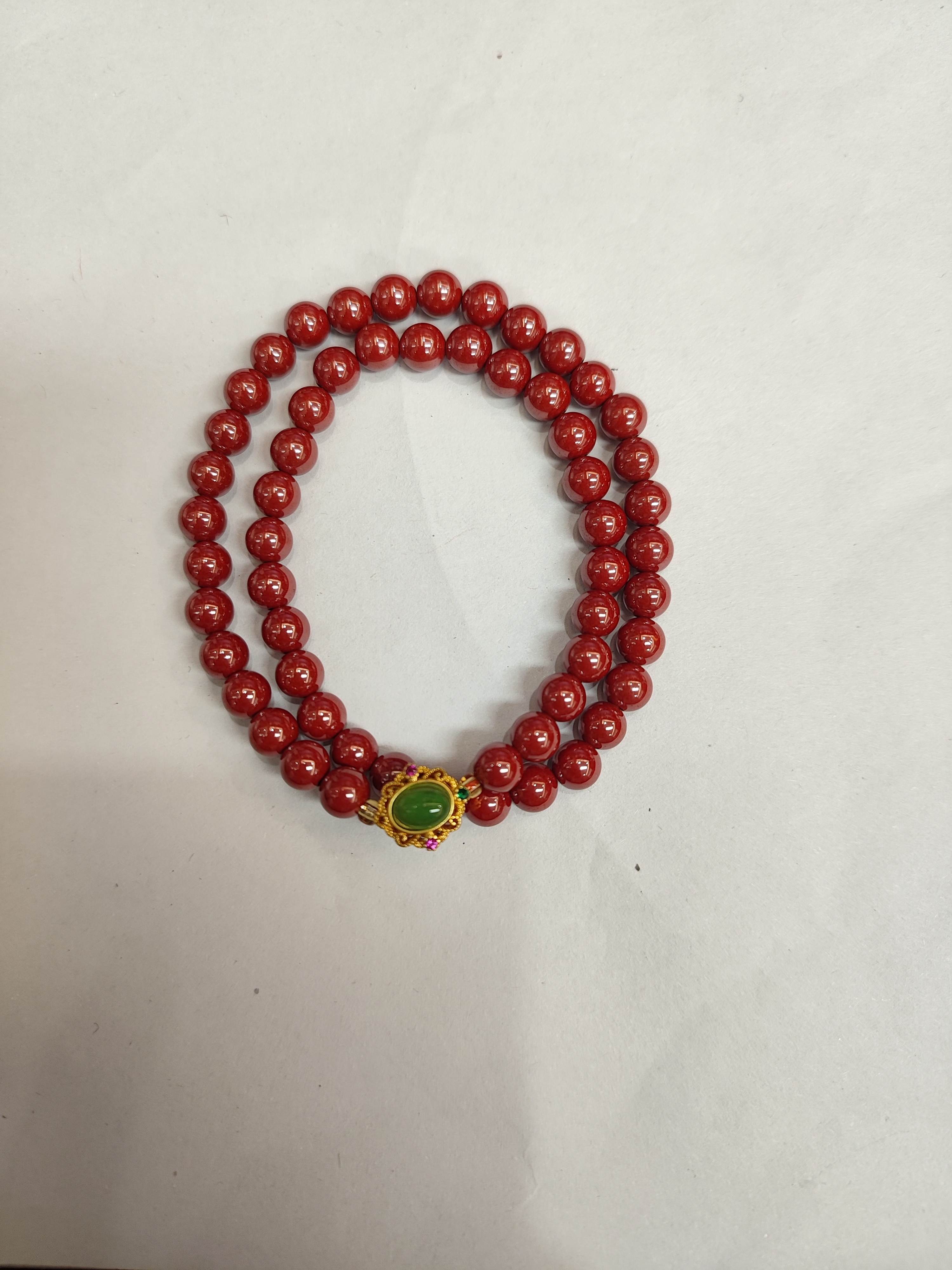 含辰砂工艺品帝王砂双圈手串6m+（多样性一件发货）