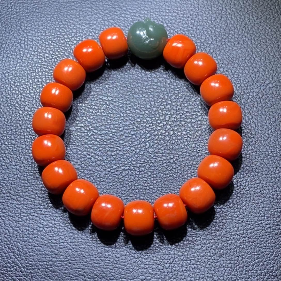 南红玛瑙颈饰未镶嵌一***长