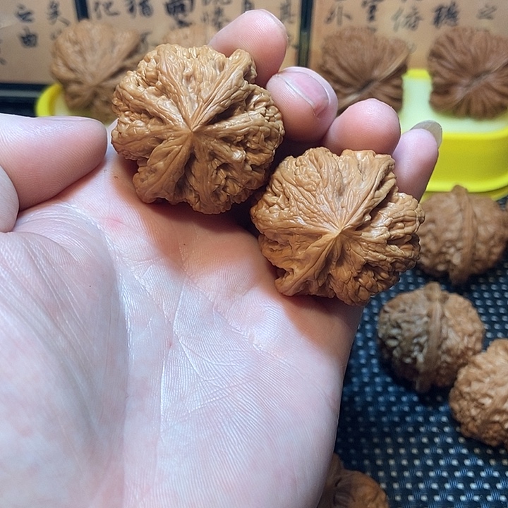 核桃文玩核桃把件大粗筋40
