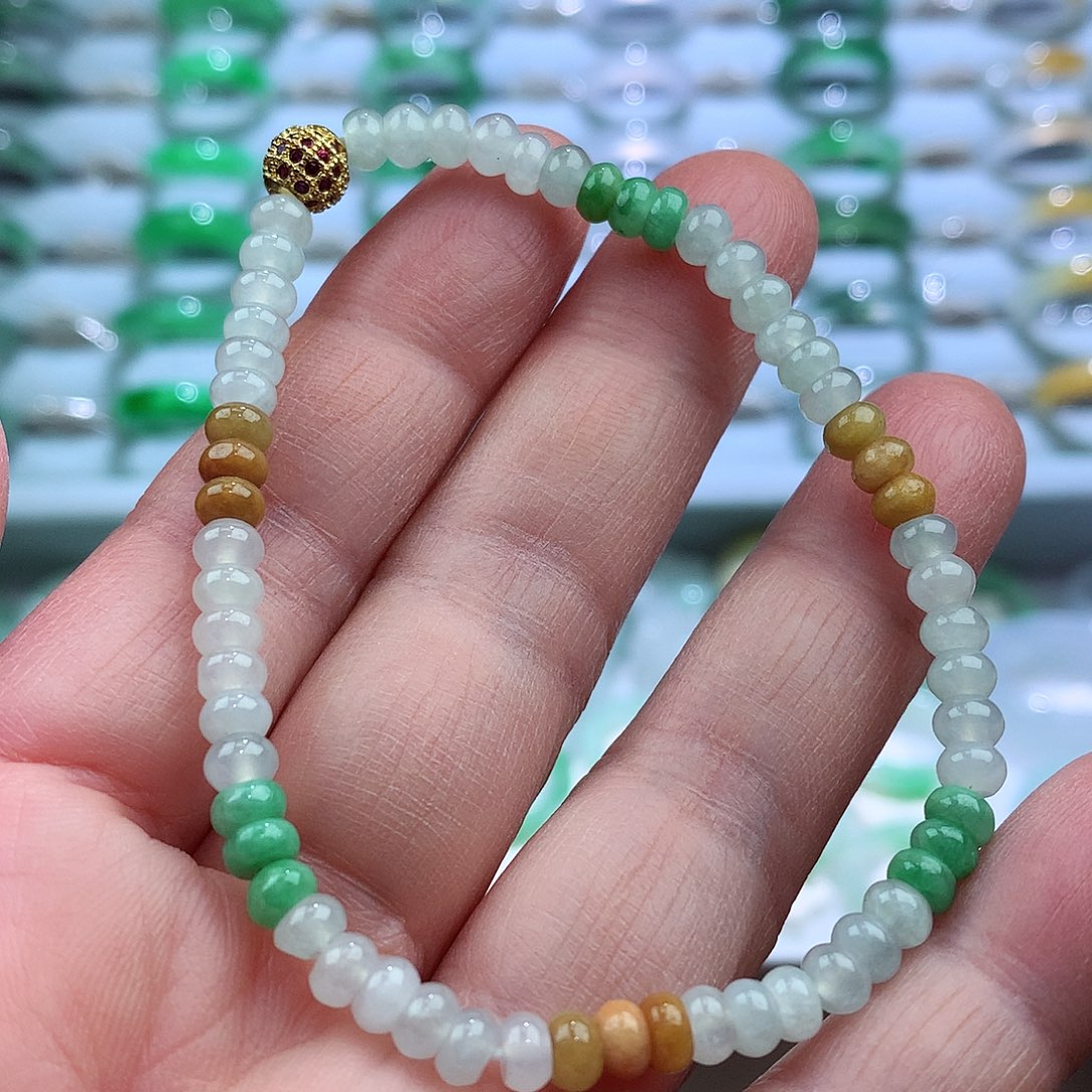 未镶嵌戒指翡翠手串