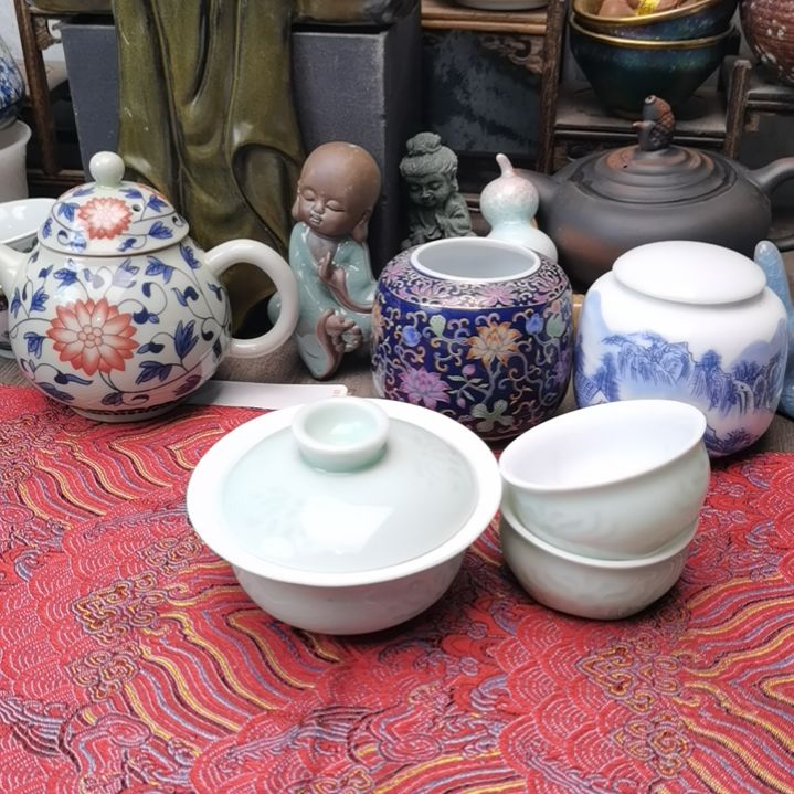 茶壶公道杯盖碗茶杯