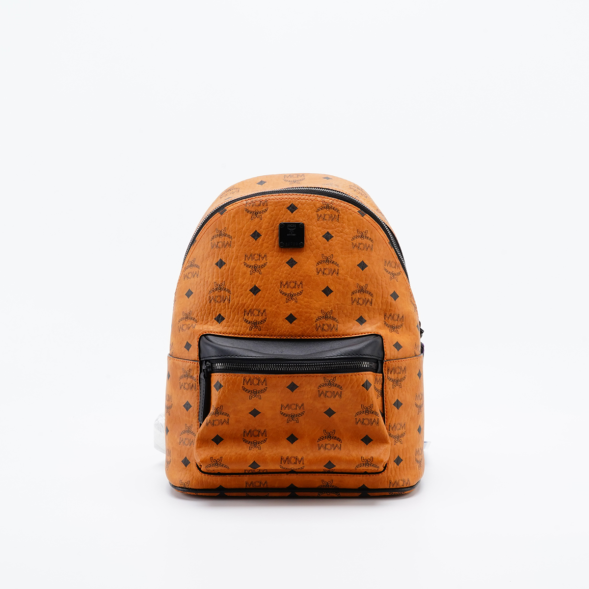 99新 MCM 【春节不打烊】【MCM专属】干邑色中号双肩包/BGG601180001