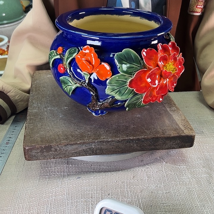 偏****泳坤堂石湾花盆陶瓷