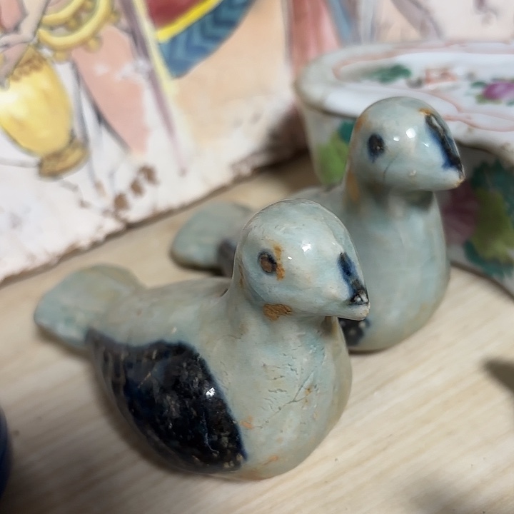 順***然摆件陶瓷摆件不固定一对