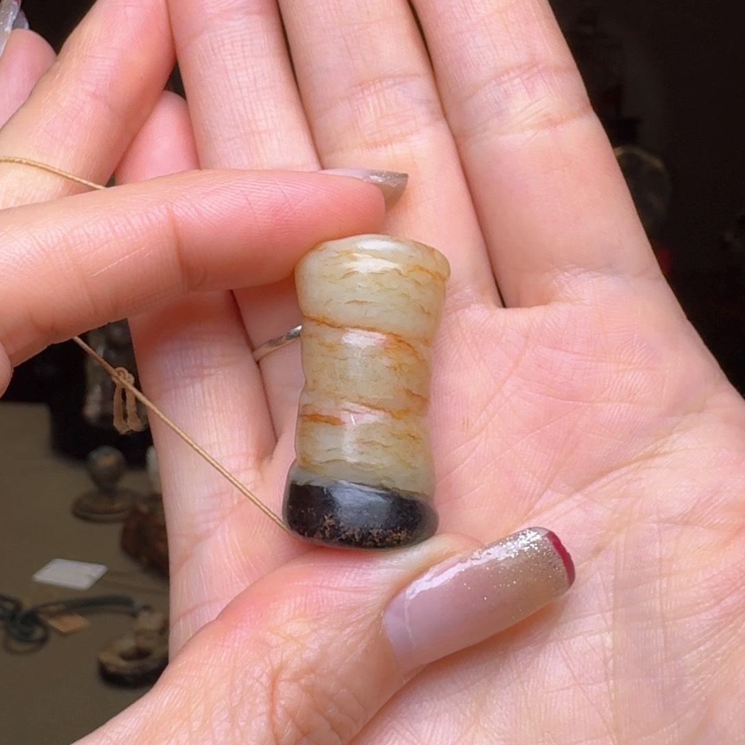 和田玉颈饰未镶嵌乐**中