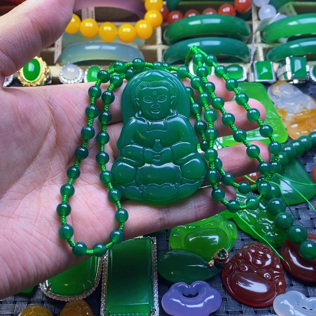 铭***昱玛瑙/玉髓未镶嵌颈饰