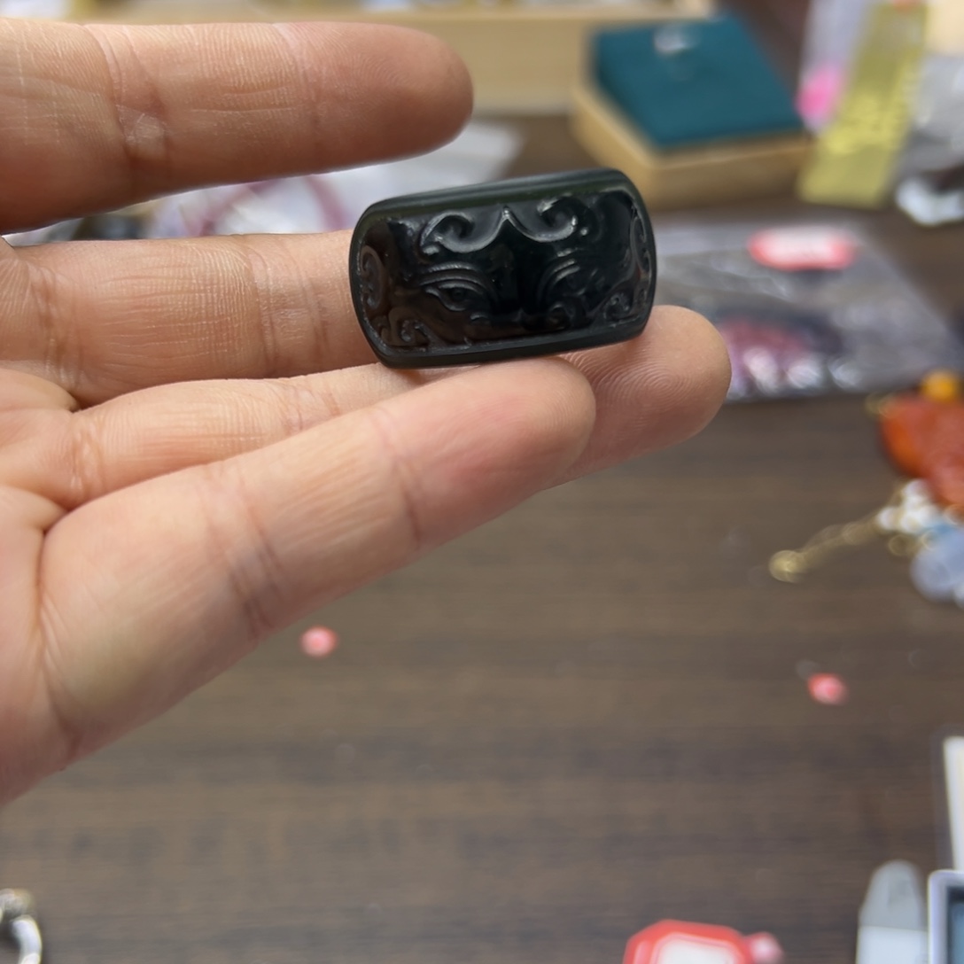 和田玉未镶嵌戒指直径21.7……1438