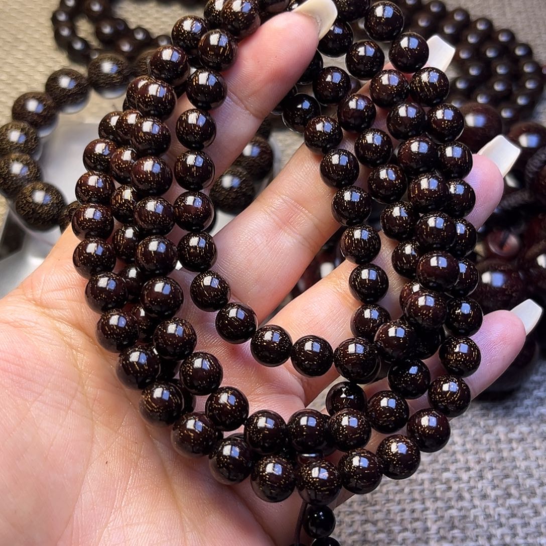 檀香紫檀（小叶紫檀）0.8 108颗满天星