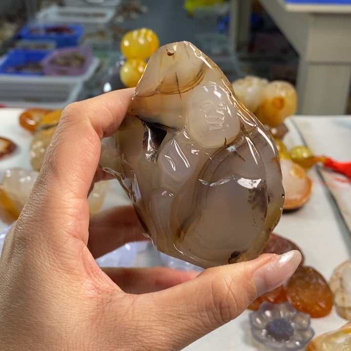 玛瑙/玉髓吊坠(不含链)未镶嵌